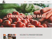 Tablet Screenshot of lynnwoodfoodbank.org